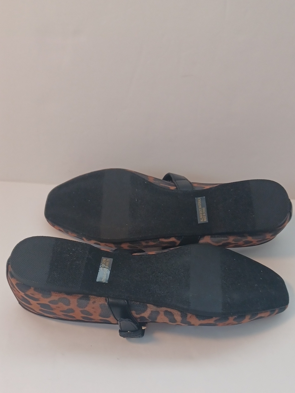 DV by Dolce Vita Leopard-Print Mary Jane Flats with Black Strap - Picture 4 of 8